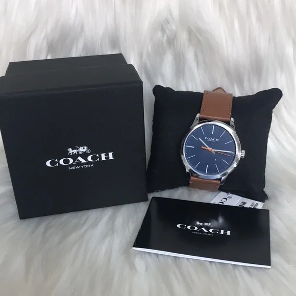 Coach Men’s Baxter Watch, 39 Mm color Brown